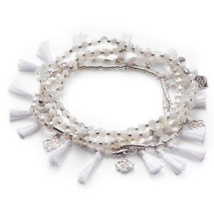 Kendra Scott Julie Silver Stretch Bracelet